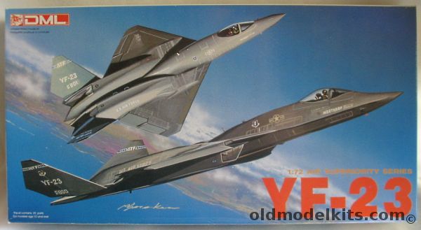 DML 1/72 YF-23A - Prototype 1 Or 2, 2507 plastic model kit